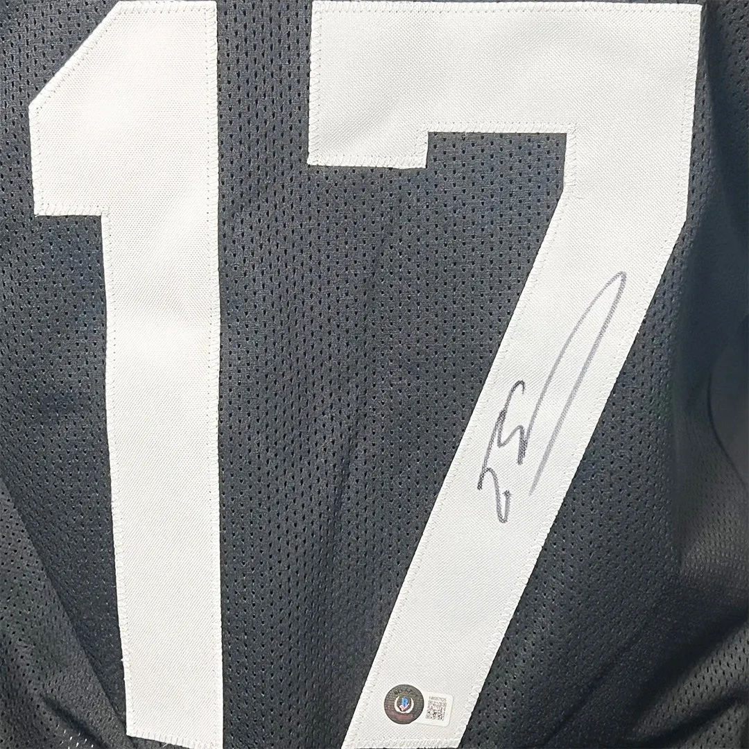 Evan Engram Signed Jacksonville Black Football Jersey (Beckett)