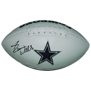 Everson Walls Autographed Dallas Cowboys Logo Football (JSA)