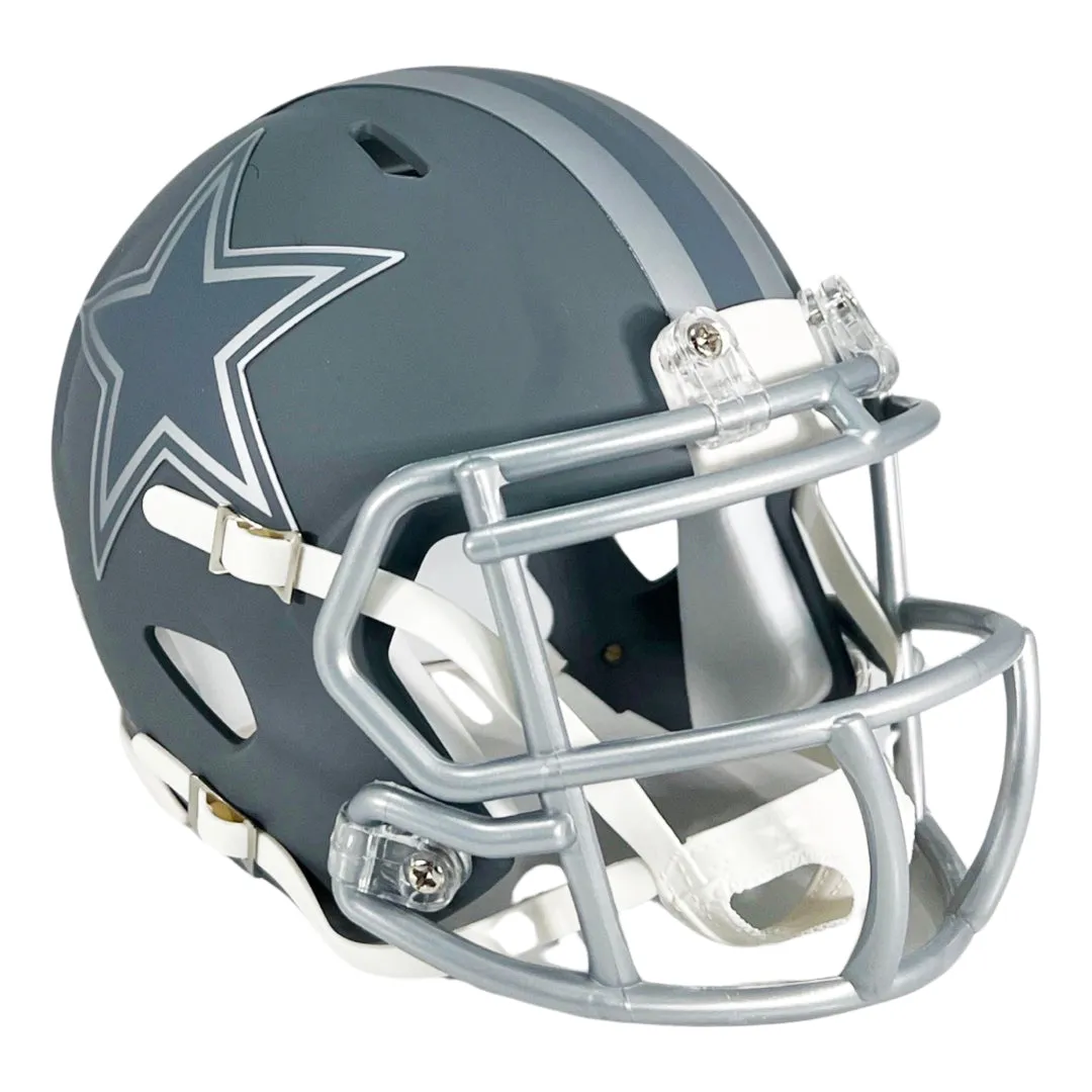 Everson Walls Signed Dallas Cowboys Speed Slate Alternate Mini Football Helmet (Beckett)