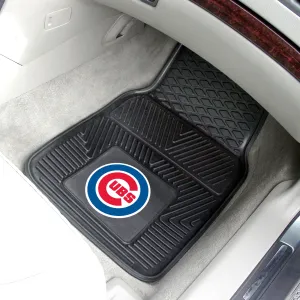 Fanmats Chicago Cubs Heavy Duty Car Mat Set - 2 Pieces