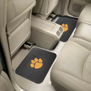 Fanmats Clemson Tigers Back Seat Car Utility Mats - 2 Piece Set