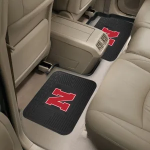 Fanmats Nebraska Cornhuskers Back Seat Car Utility Mats - 2 Piece Set