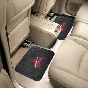 Fanmats St. Louis Cardinals Back Seat Car Utility Mats - 2 Piece Set