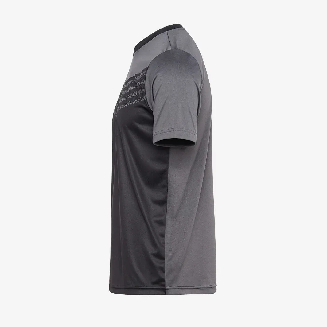 Flare SS Football Shirt - Charcoal/Black