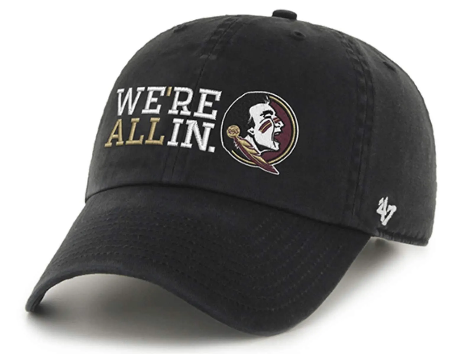 Florida State Seminoles 47 Brand 2015 College Playoff We're All In Adj Hat Cap