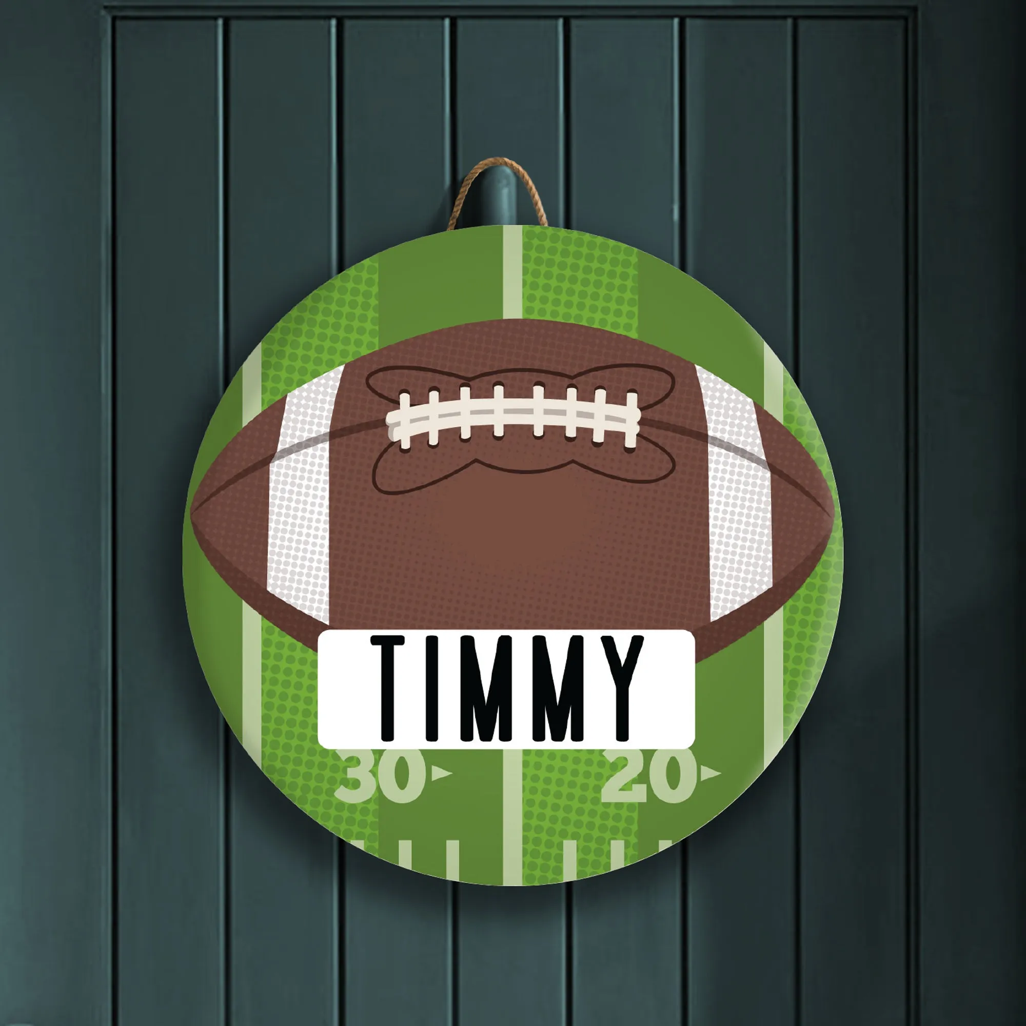 Football Custom Wood Sign