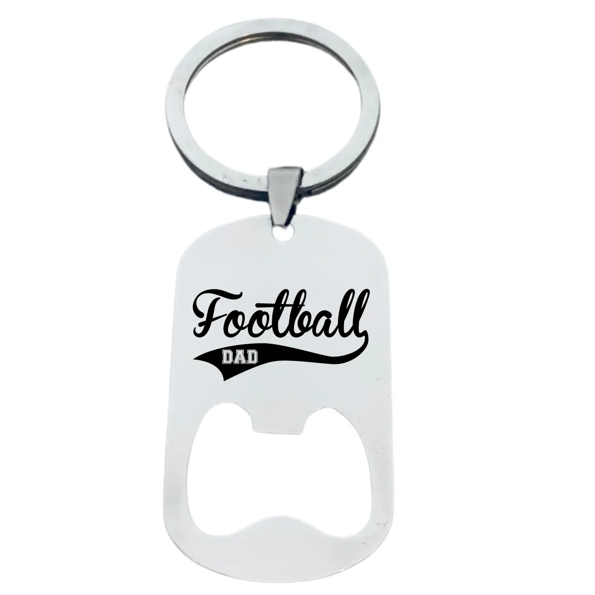 Football Dad Keychain - Different Styles & Shapes