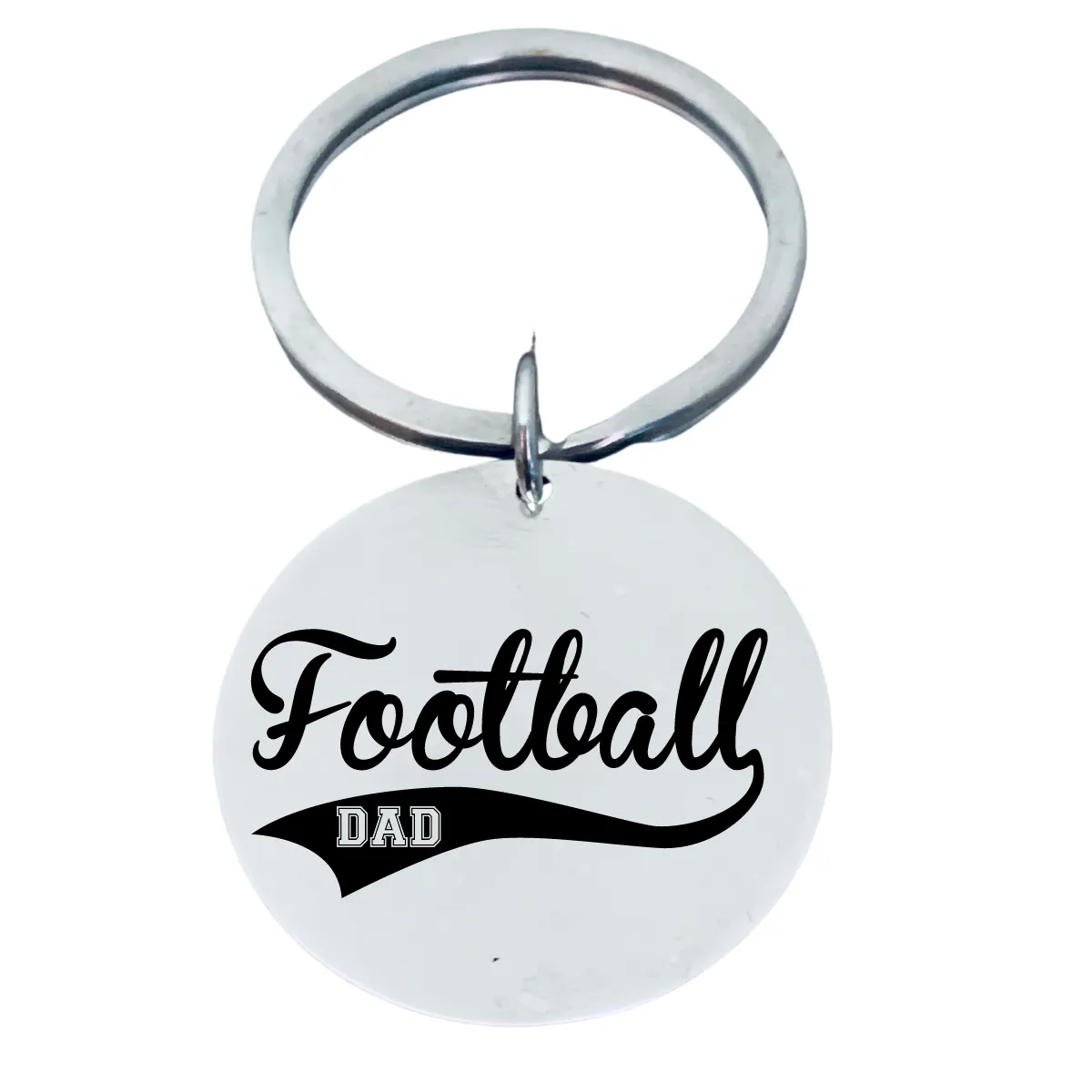 Football Dad Keychain - Different Styles & Shapes