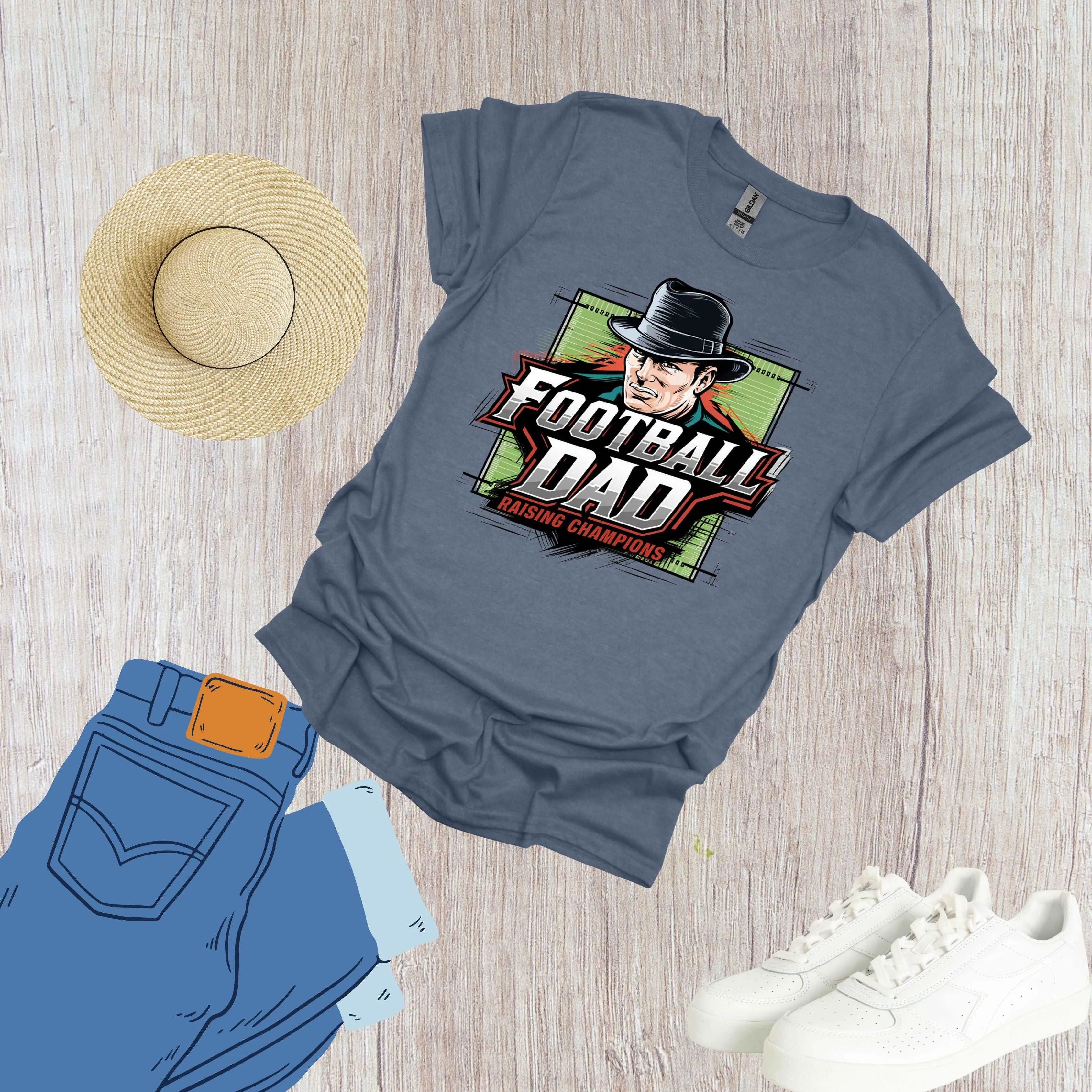 Football Dad Shirt Raising Champions Daily