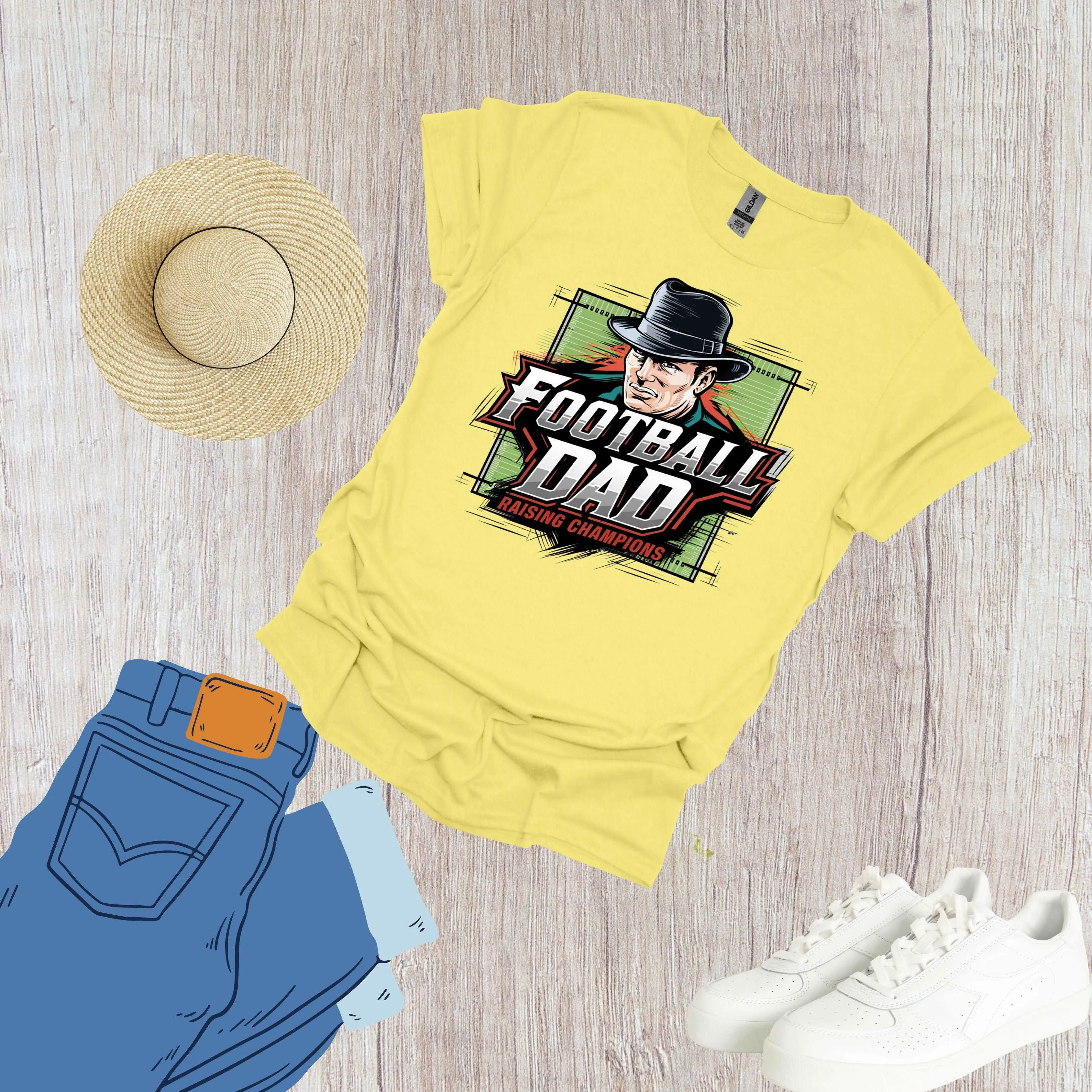 Football Dad Shirt Raising Champions Daily