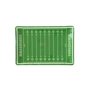 Football Field Shaped Paper Plate