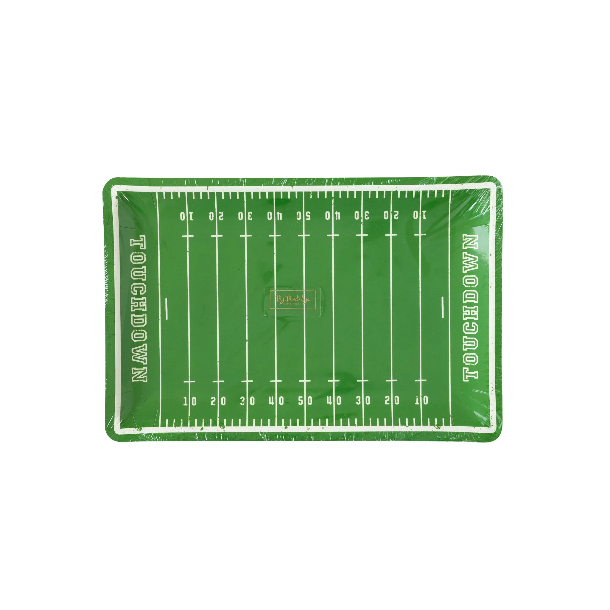 Football Field Shaped Paper Plate