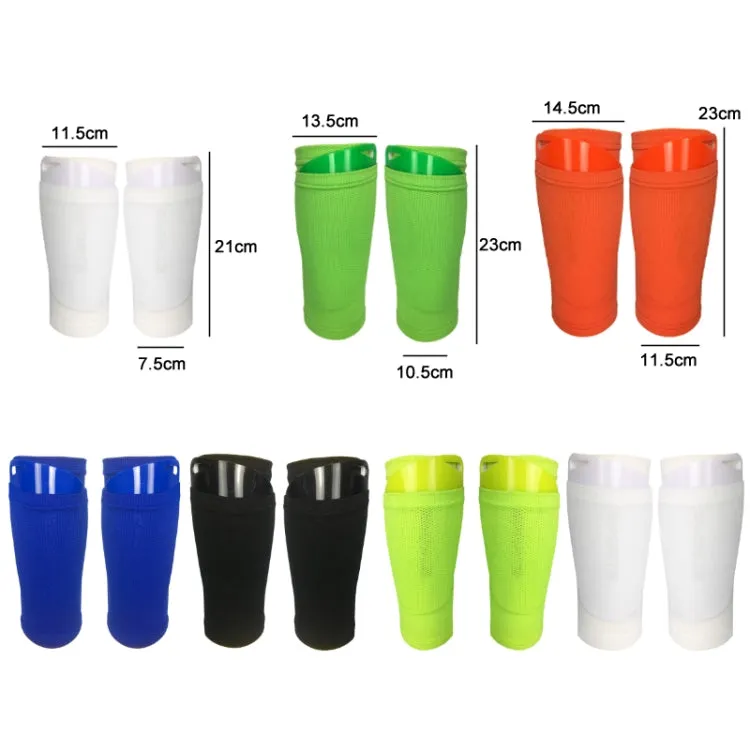 Football Shin Pads   Socks Sports Protective Equipment, Color: Green (M)