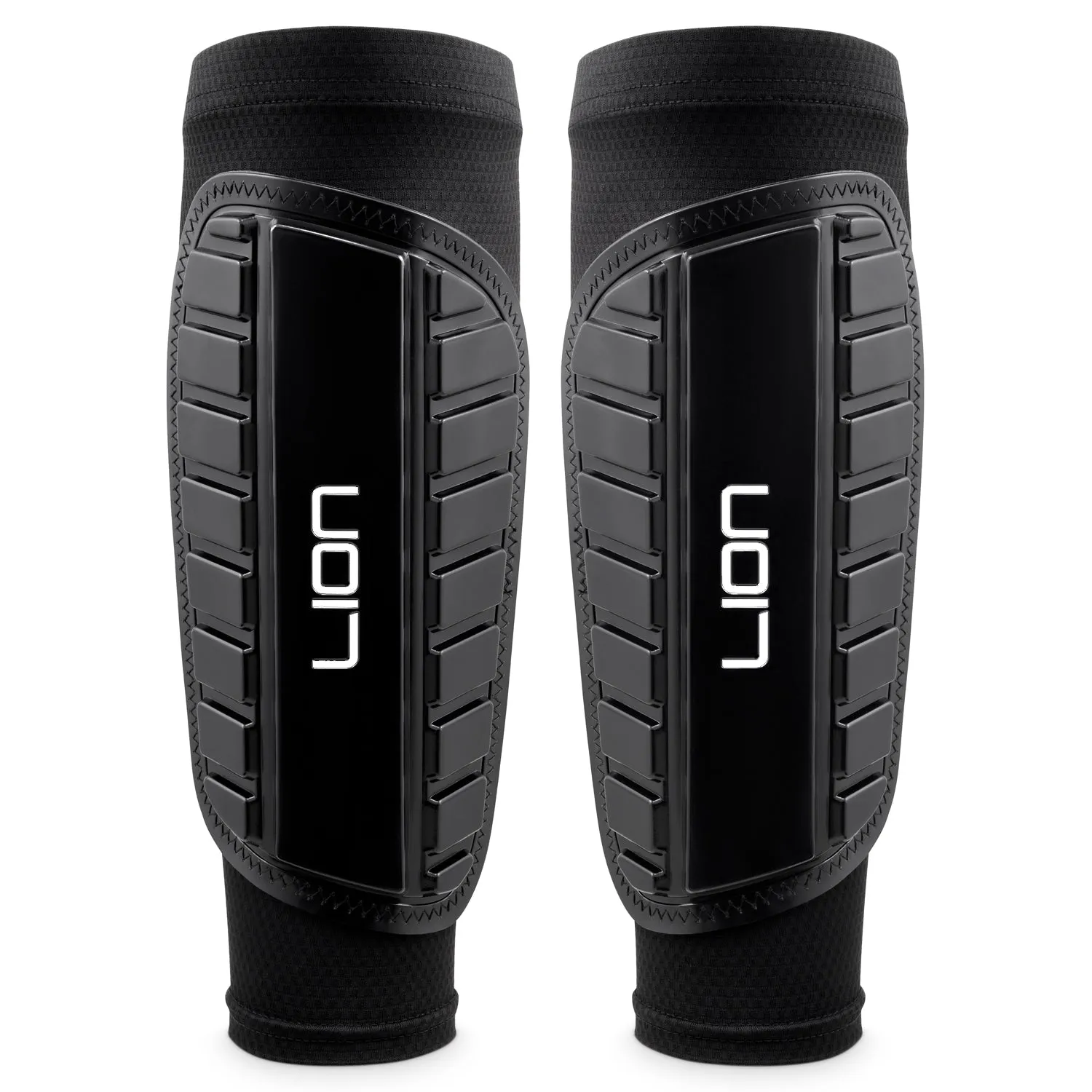 Football Sleeve Style Shin Guards - Flexible Comfort & Protection - For Kids & Adults