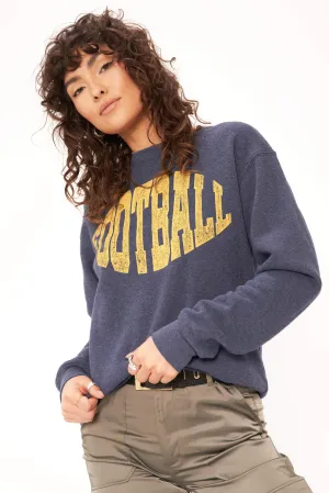 Football Sweatshirt - Heather Navy Nova