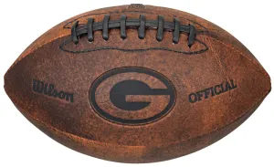 Green Bay Packers 9" Throwback Football Vintage logo