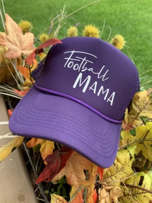 Hat. Football mama. Purple with white glitter letters. 1 left! $10 hat sale!