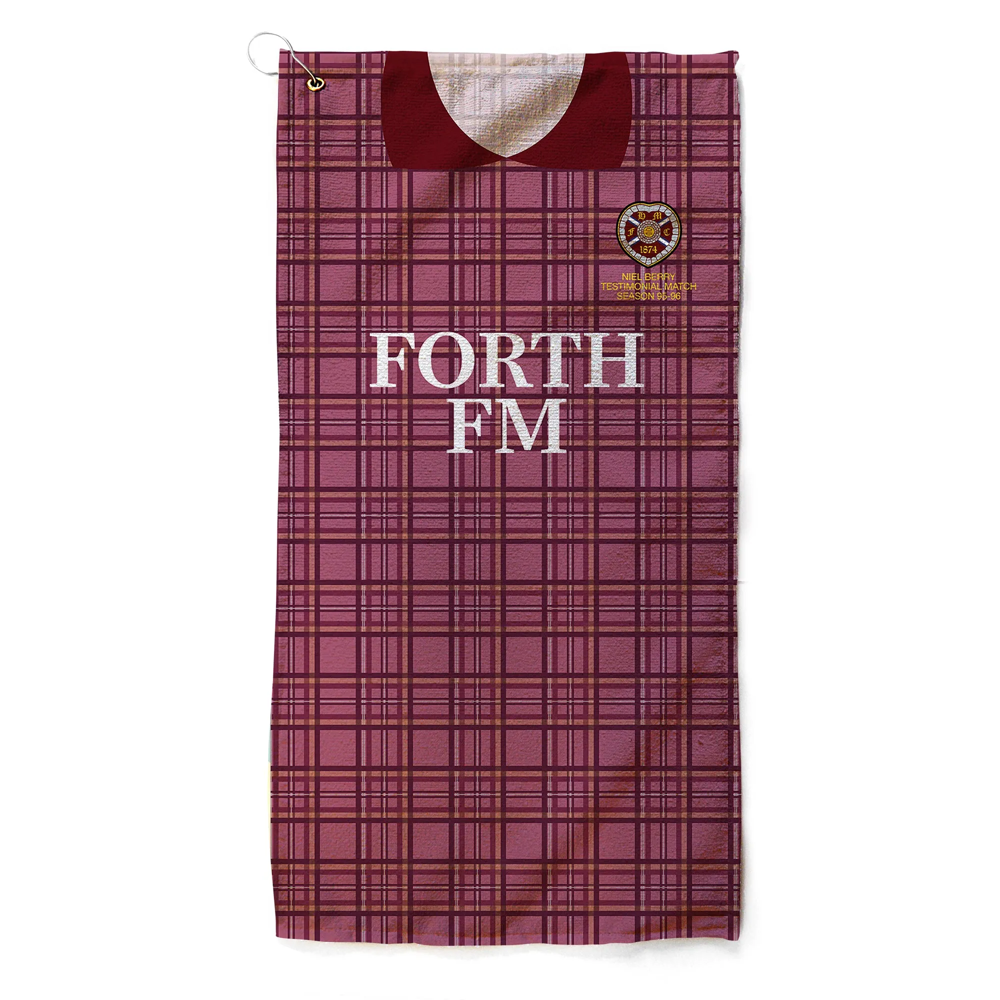 Hearts 95/96 Testimonial Golf Towel