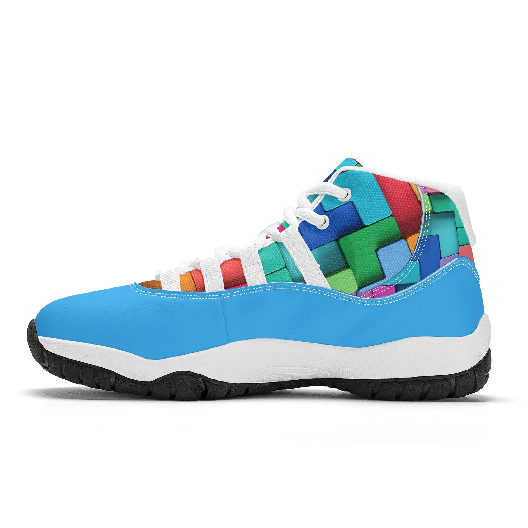 High Top Air Retro Sneakers - Light Blue