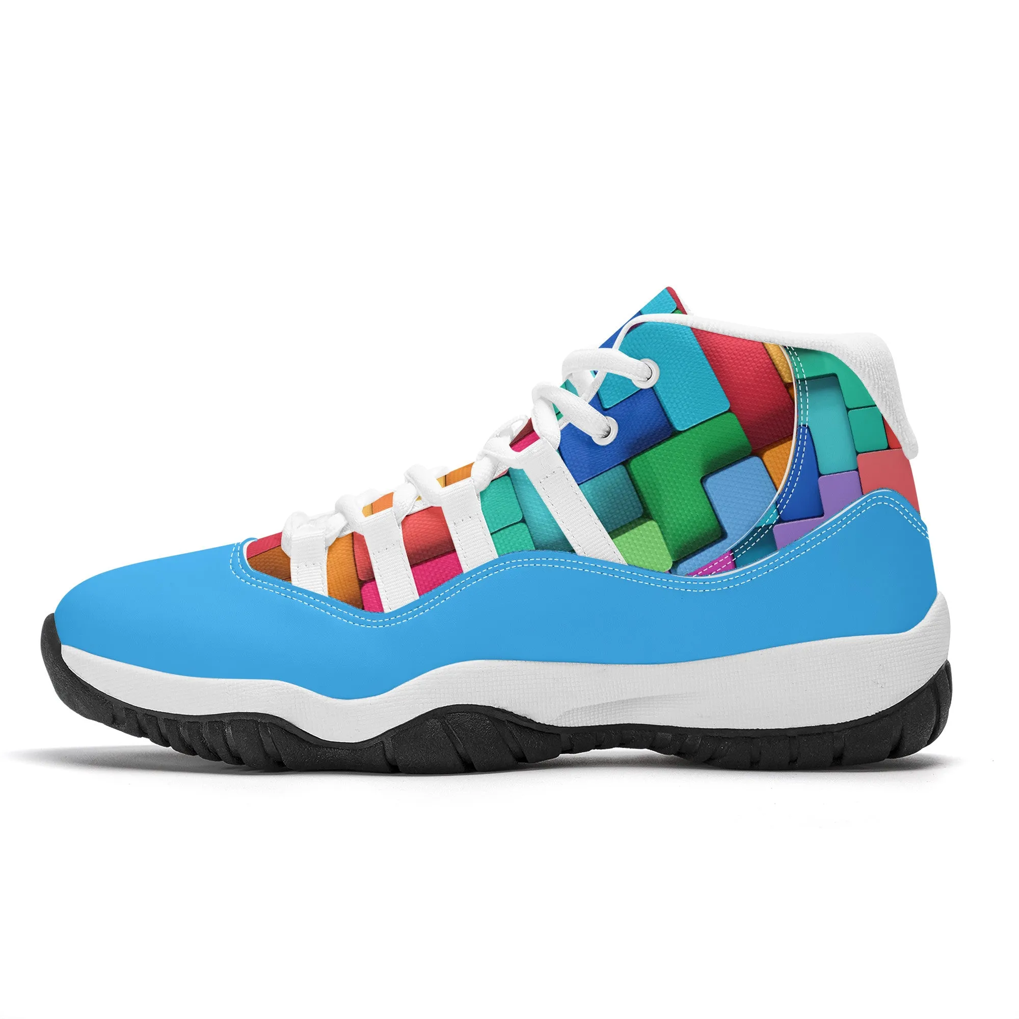 High Top Air Retro Sneakers - Light Blue