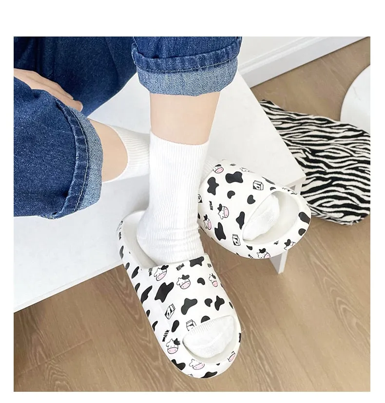 Hnzxzm Women's Platform Slippers Summer Beach Cute Soft Ladies Eva Sandals Indoor Bathroom Comfort Anti-slip Men Shoes