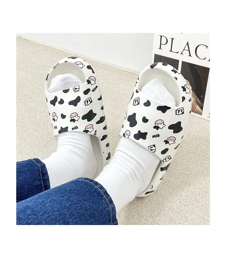 Hnzxzm Women's Platform Slippers Summer Beach Cute Soft Ladies Eva Sandals Indoor Bathroom Comfort Anti-slip Men Shoes