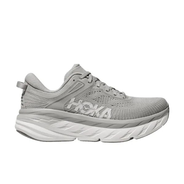 HOKA Women's Bondi 7 (Wide Width) Grey