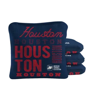 Houston Football Vintage Gameday Synergy Pro Cornhole Bags