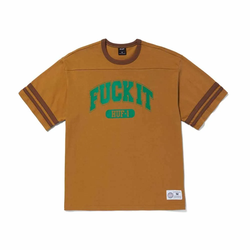 Huf F*ck It Football Shirt Caramel