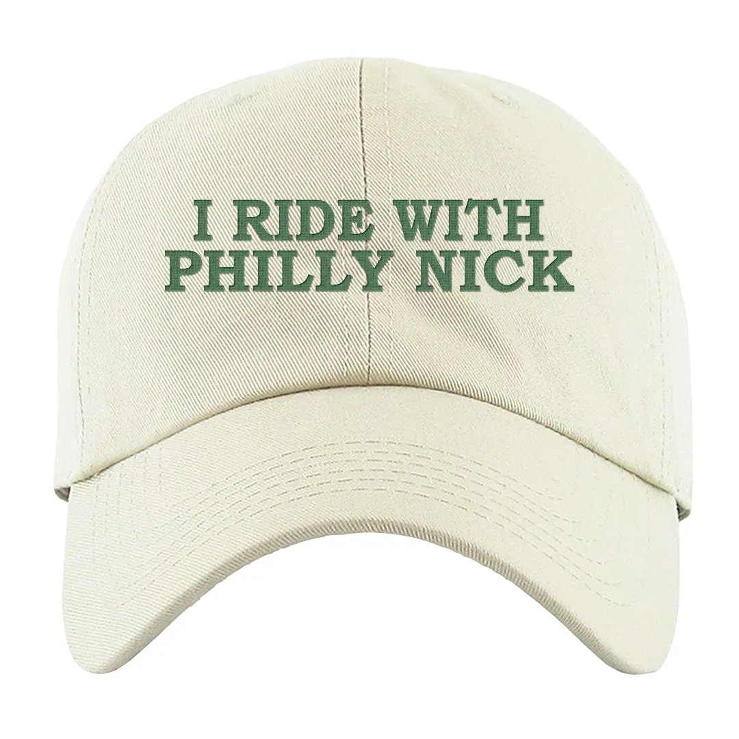 I Ride With Philly Nick White Dad Hat | Philadelphia Football