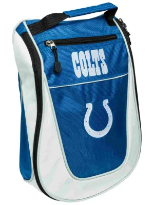 Indianapolis Colts Team Golf Blue White Zippered Carry-On Golf Shoes Travel Bag