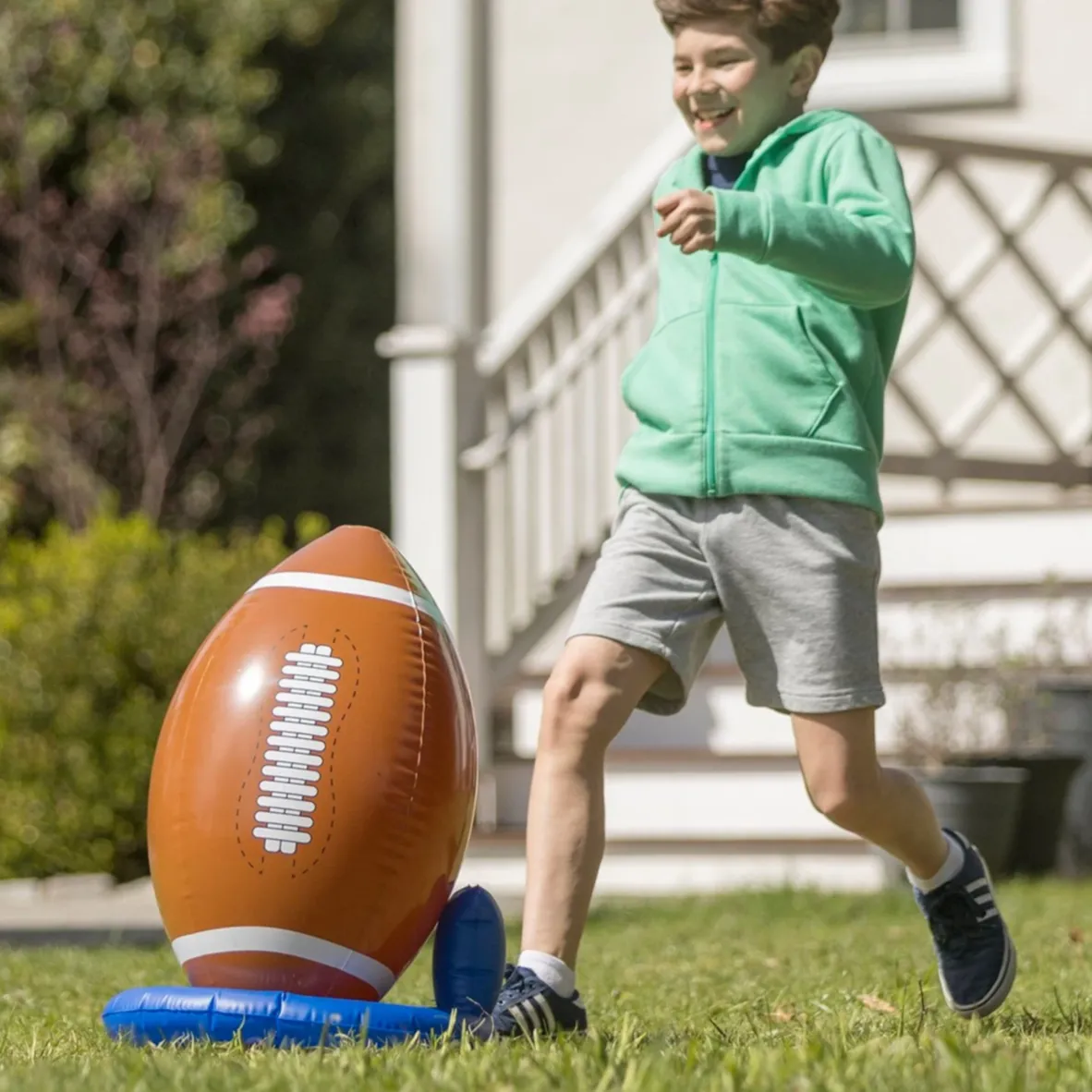 Inflatable Football and Tee