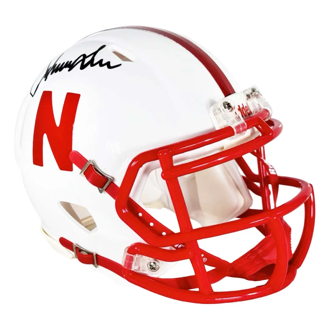 Irving Fryar Signed Nebraska Cornhuskers Speed Mini Football Helmet (Beckett)