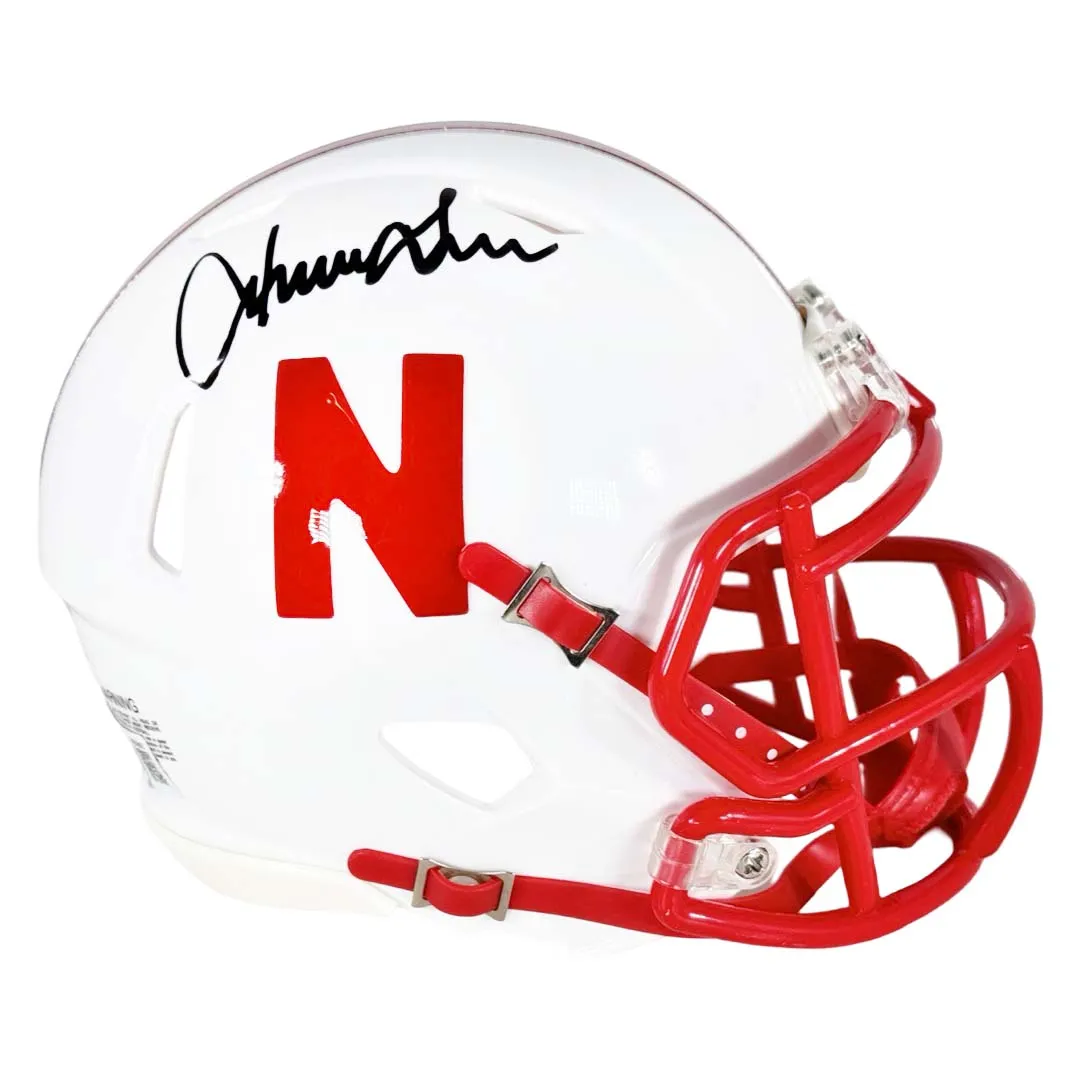 Irving Fryar Signed Nebraska Cornhuskers Speed Mini Football Helmet (Beckett)