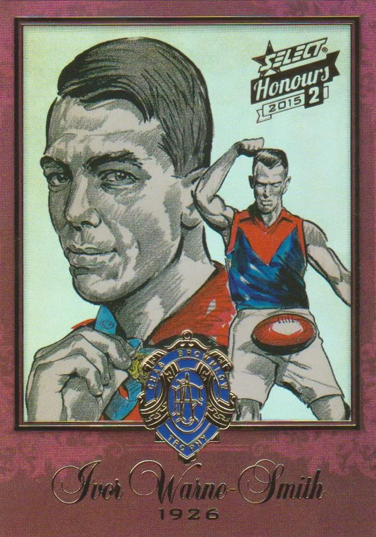 Ivor Warne-Smith, 1926 Brownlow Sketch, 2014 Select AFL Honours 2