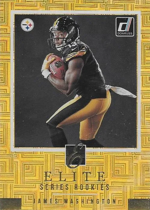 James Washington, Elite Series Rookies, 2018 Panini Donruss NFL