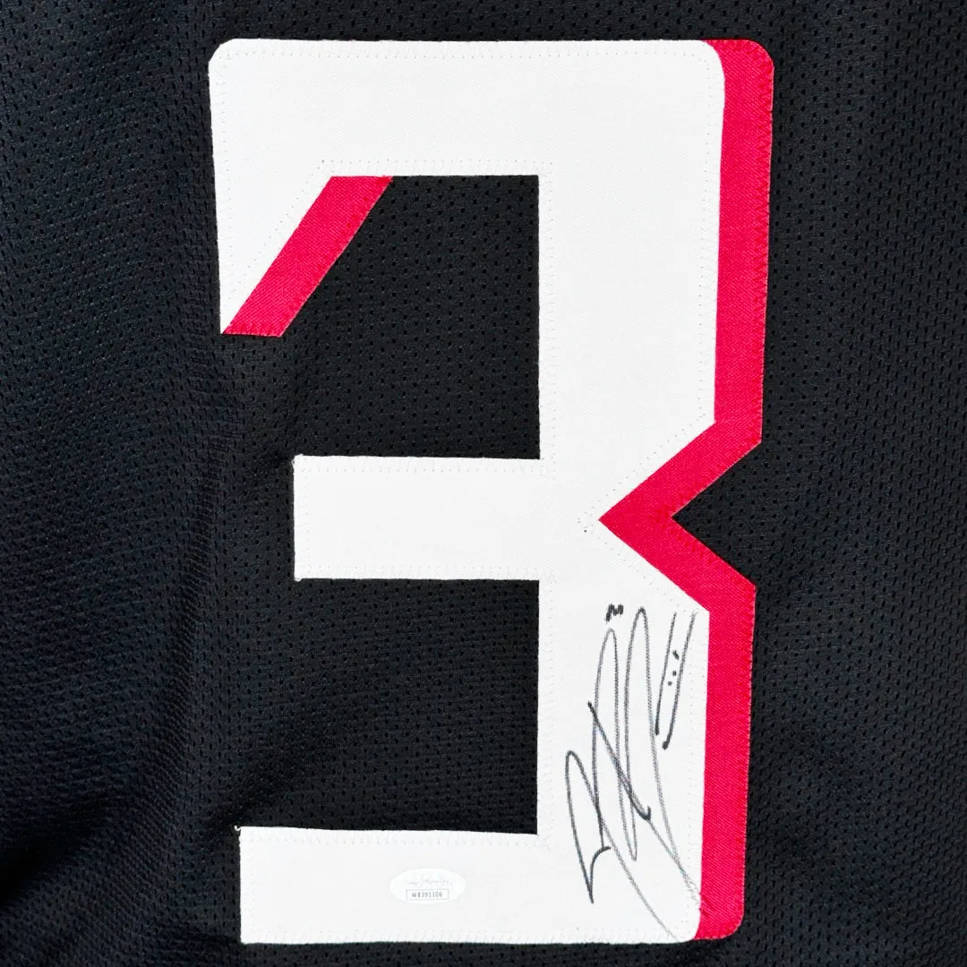 Jessie Bates III Signed Atlanta Black Football Jersey (JSA)