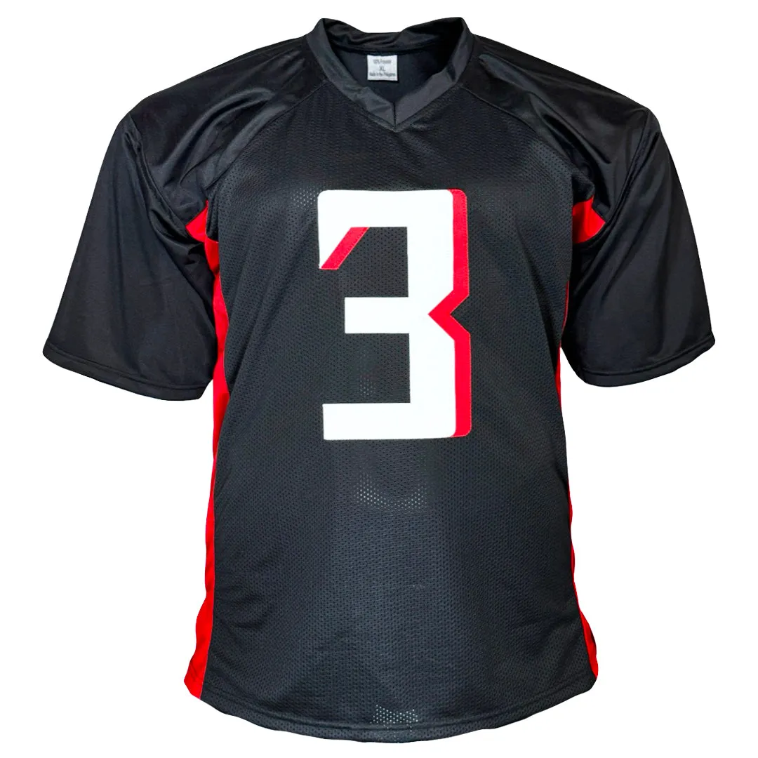 Jessie Bates III Signed Atlanta Black Football Jersey (JSA)