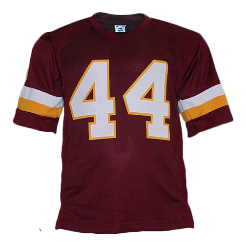 John Riggins Pro Style Autographed Football Jersey Maroon (JSA)