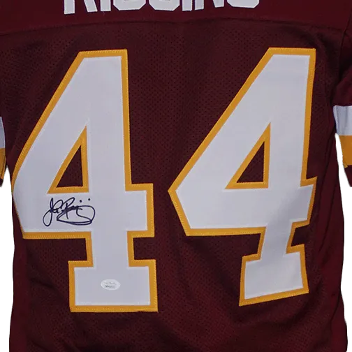 John Riggins Pro Style Autographed Football Jersey Maroon (JSA)