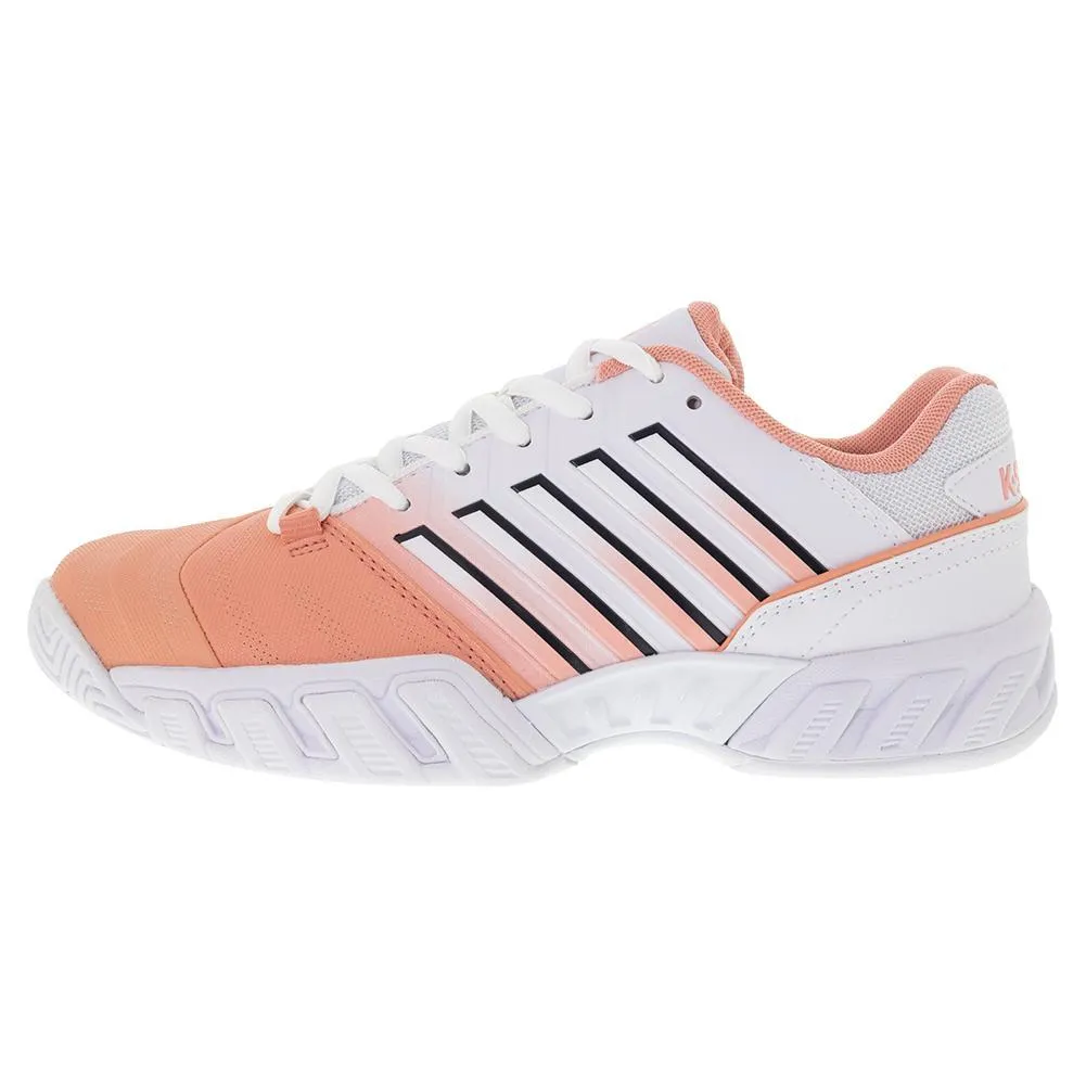 Juniors` Bigshot Light 4 Tennis Shoes Peach Amber and White