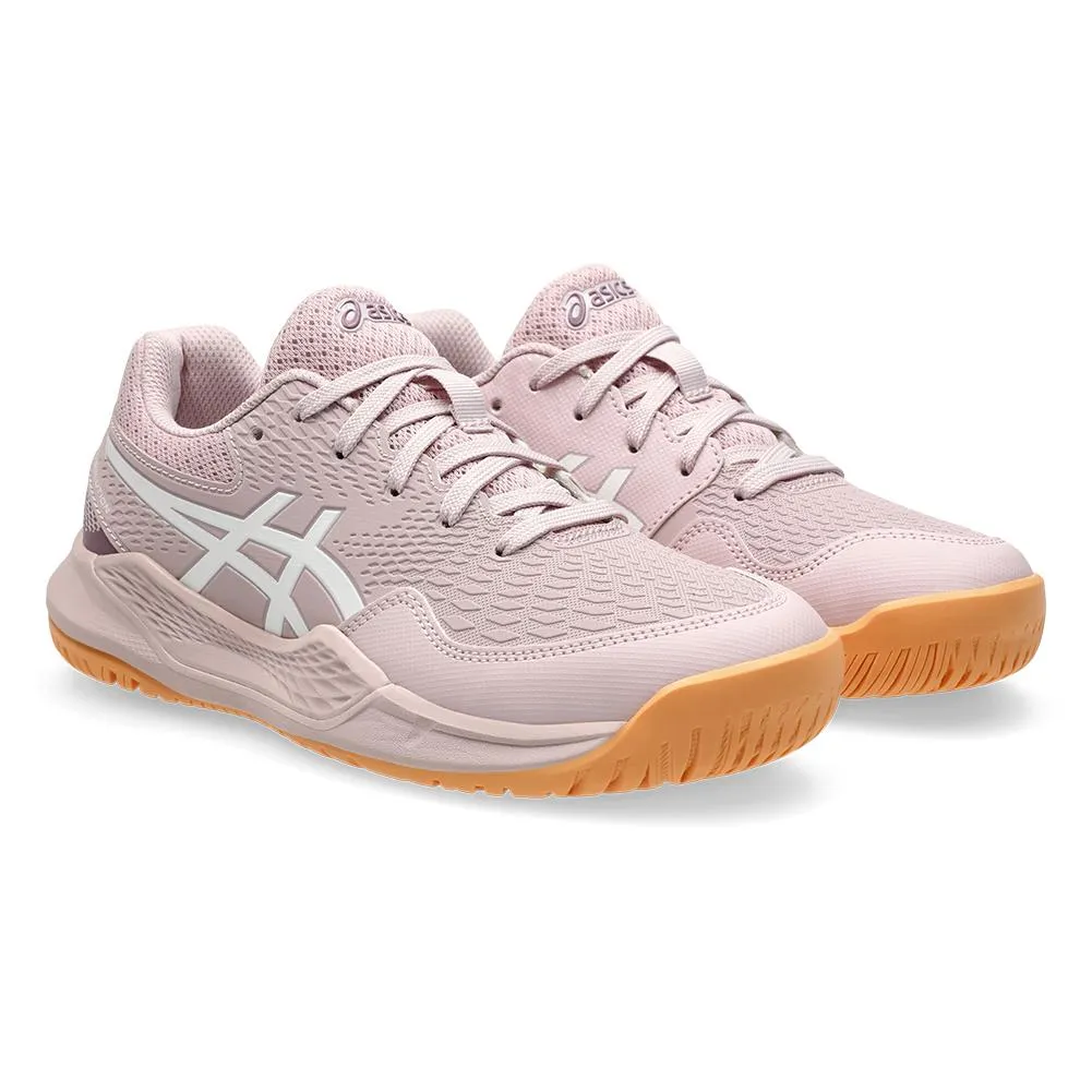 Juniors Gel-Resolution 9 GS Tennis Shoes Watershed Rose and White