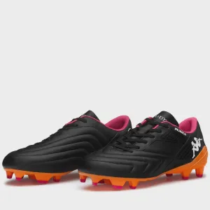 Kappa Player Base FG Boots- Black/Orange/Fuchsia