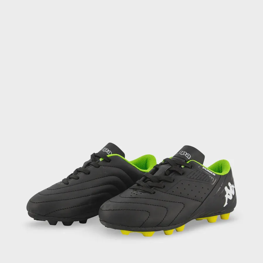 Kappa Player FG Boots- Black/Yellow/Green- JUNIOR