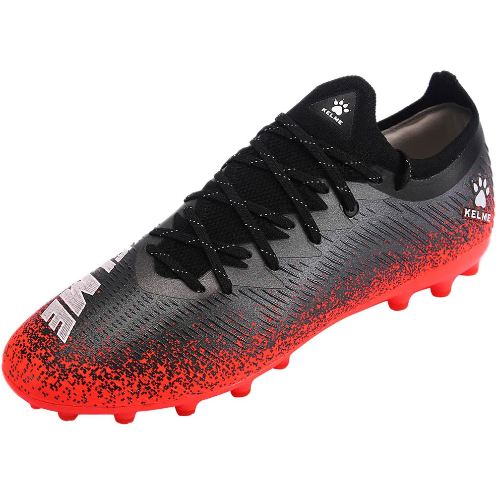 KELME Galactic Sr Football Boot - Black/Neon Orange