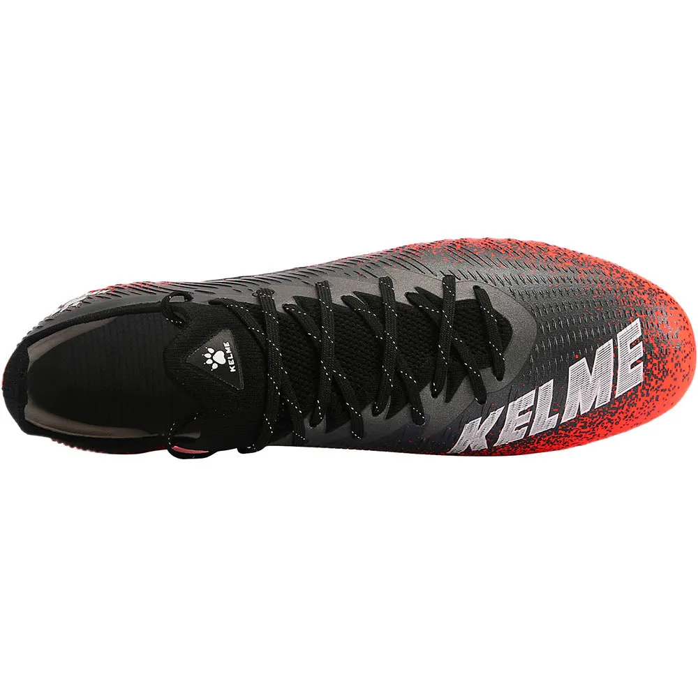 KELME Galactic Sr Football Boot - Black/Neon Orange