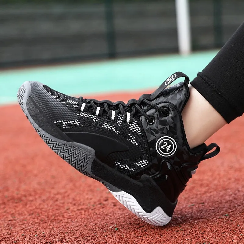 Kids Boys Basketball Shoes High Quality Top Non-Slip Kids Sneakers Girls Sneakers Outdoor Kids Tennis Shoes