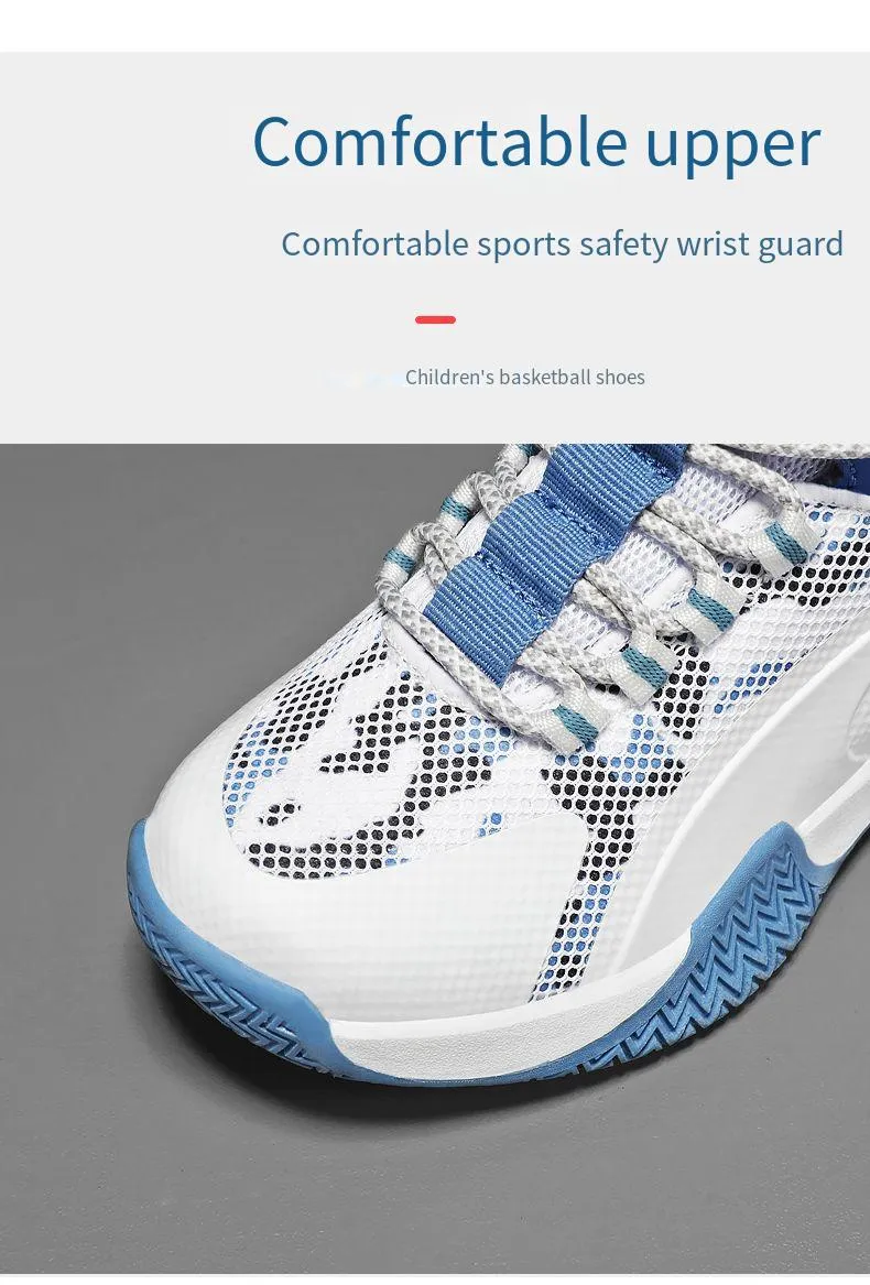 Kids Boys Basketball Shoes High Quality Top Non-Slip Kids Sneakers Girls Sneakers Outdoor Kids Tennis Shoes