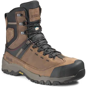 Kodiak Men's Quest Bound 8" Comp Toe WP Safety Work Boot -Brown- 4THHBN