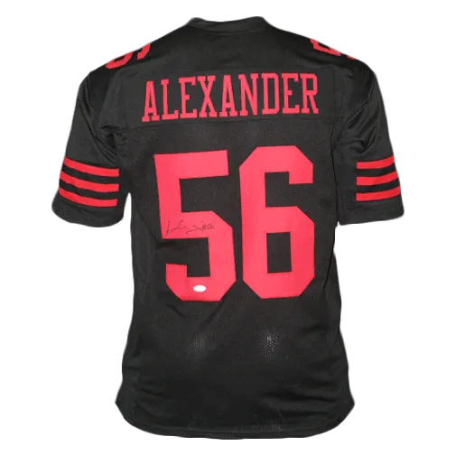 Kwon Alexander Autographed Pro Style Football Jersey Black JSA